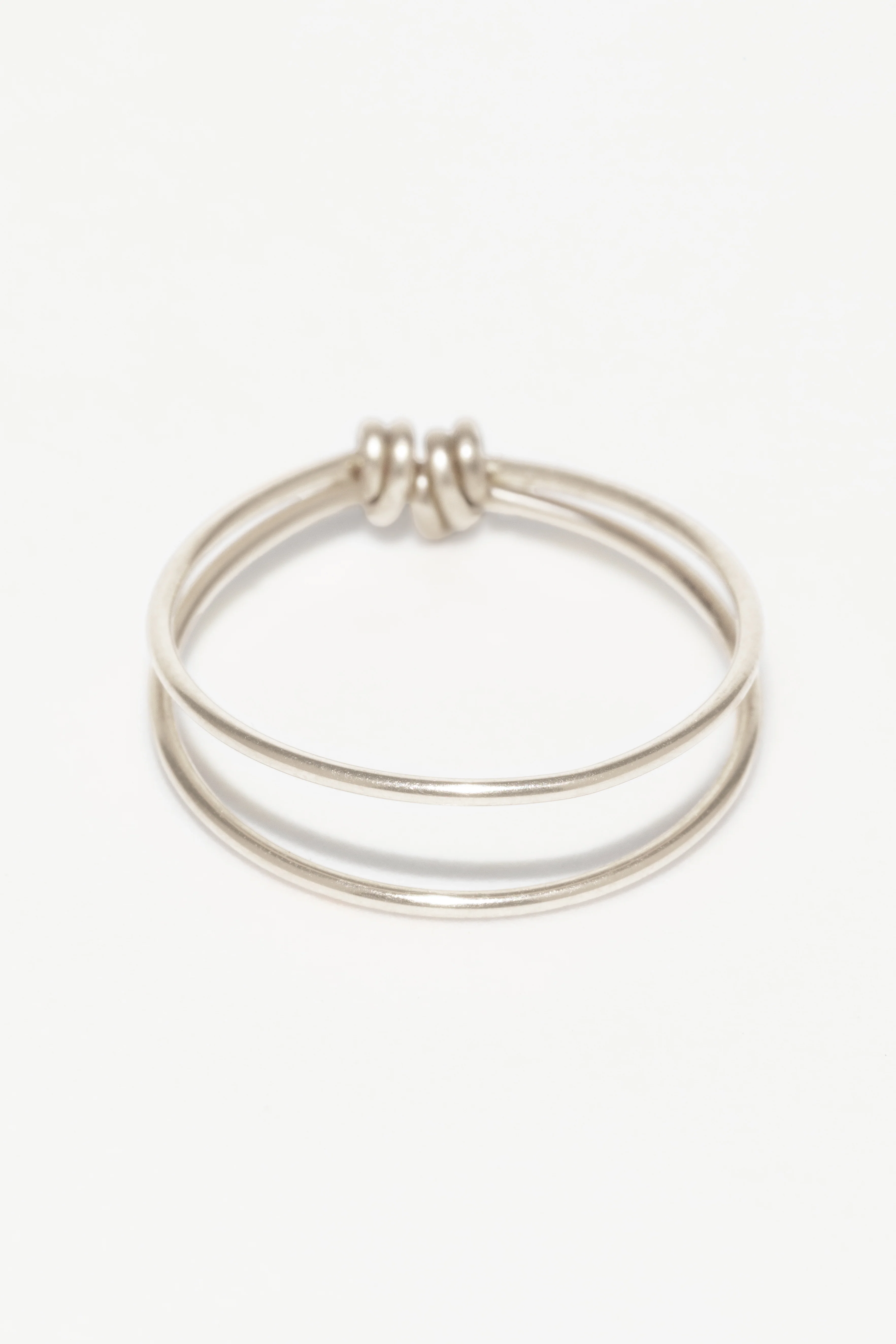 Bague double Essentiel - Argent