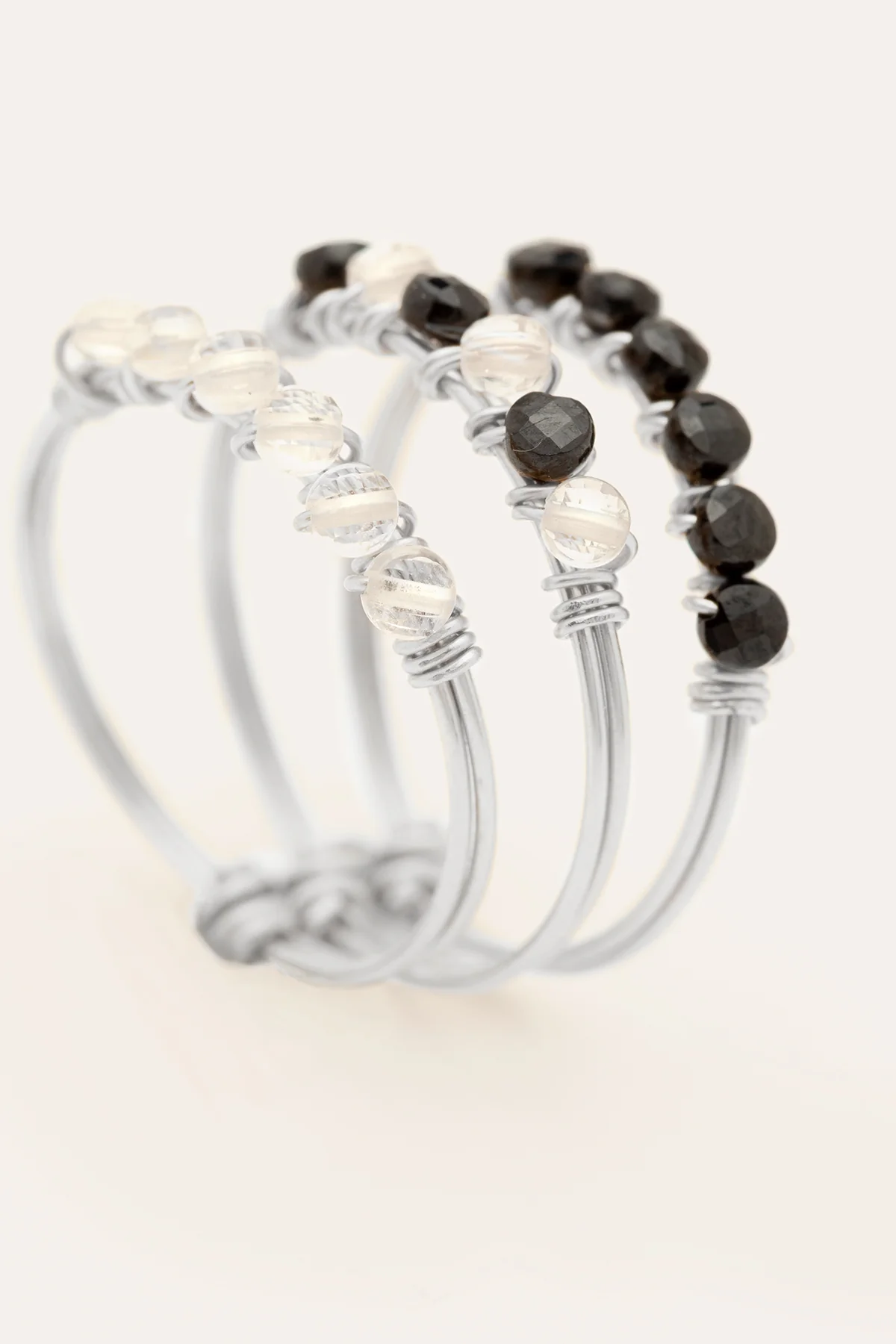 Bague Pavé - Spinelle - Argent - Image 4