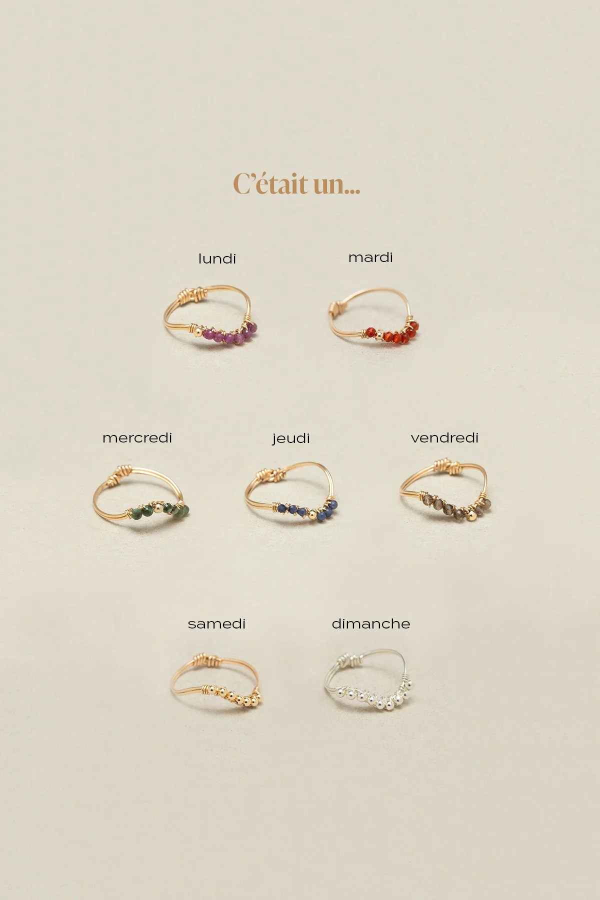 Bague Sultane - Quartz fumé - Image 4