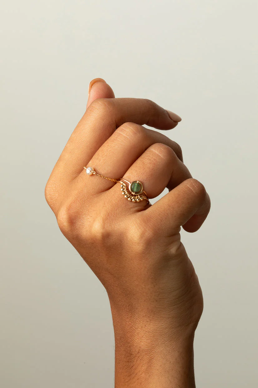 Bague Swan - Aventurine - Image 3