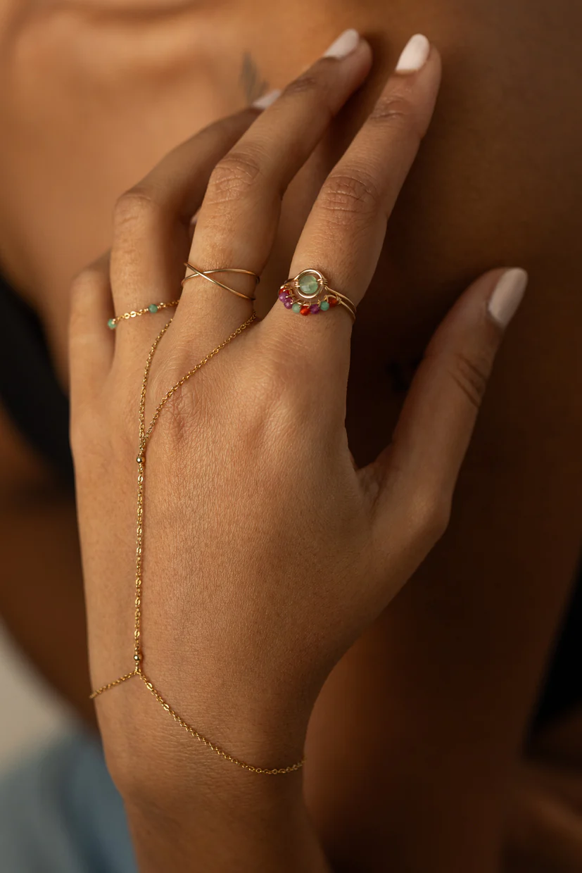 Bague Swan - Aventurine - Image 5
