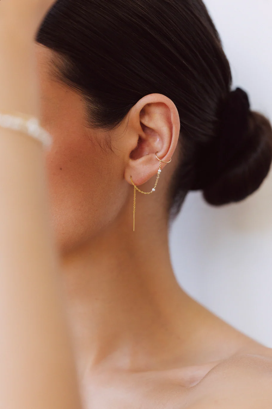 Bijou d'oreille Satellite - Perles de culture - Image 3