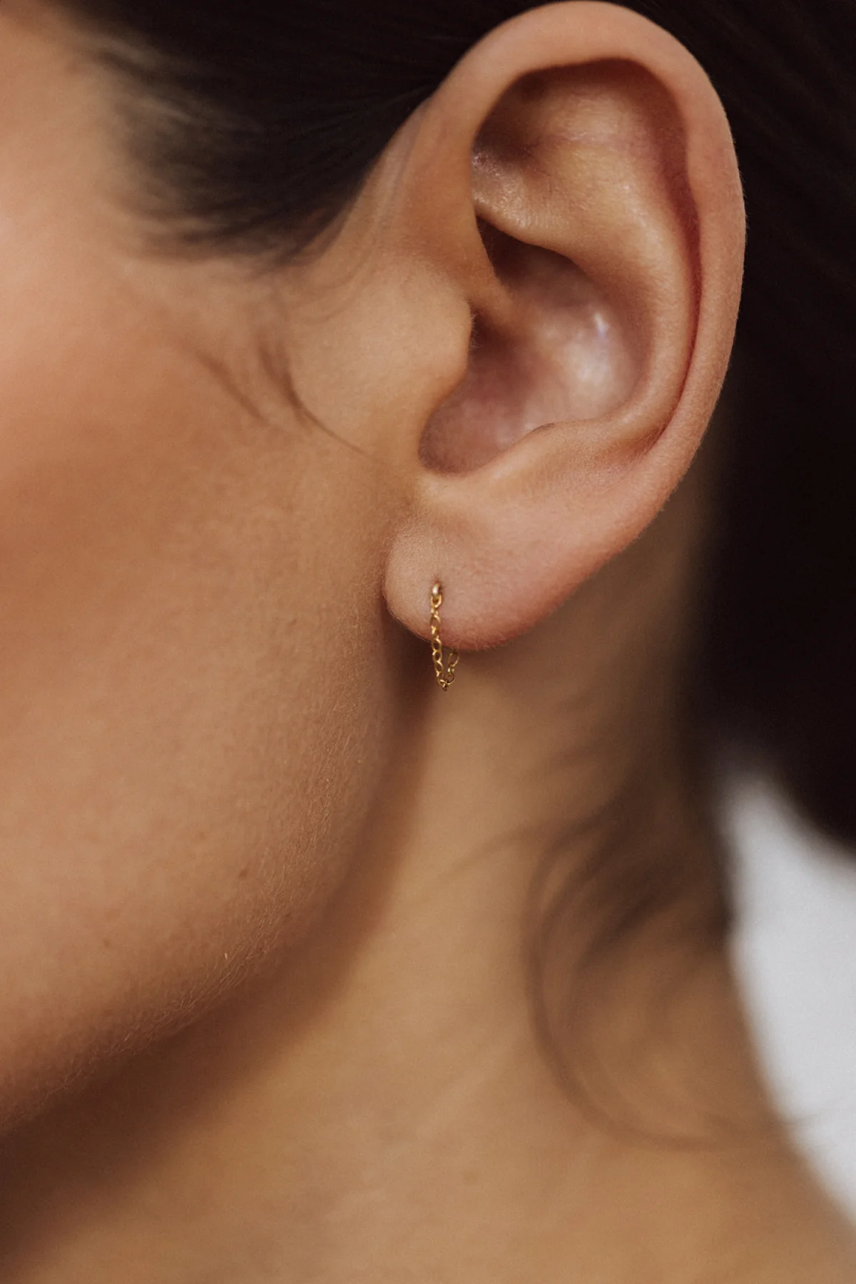 Boucles d'oreilles chaînette Essentiel