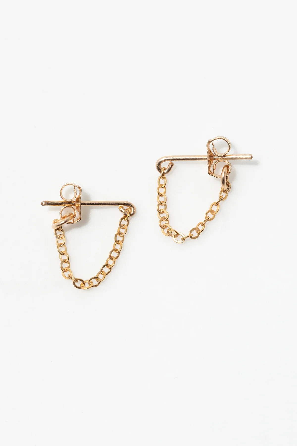 Boucles d'oreilles chaînette Essentiel - Image 2