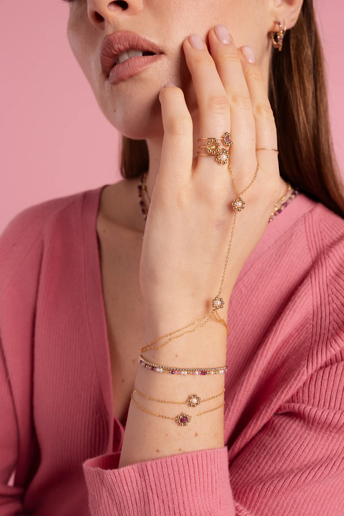 Bracelet Daisy - Perle de culture - Image 4