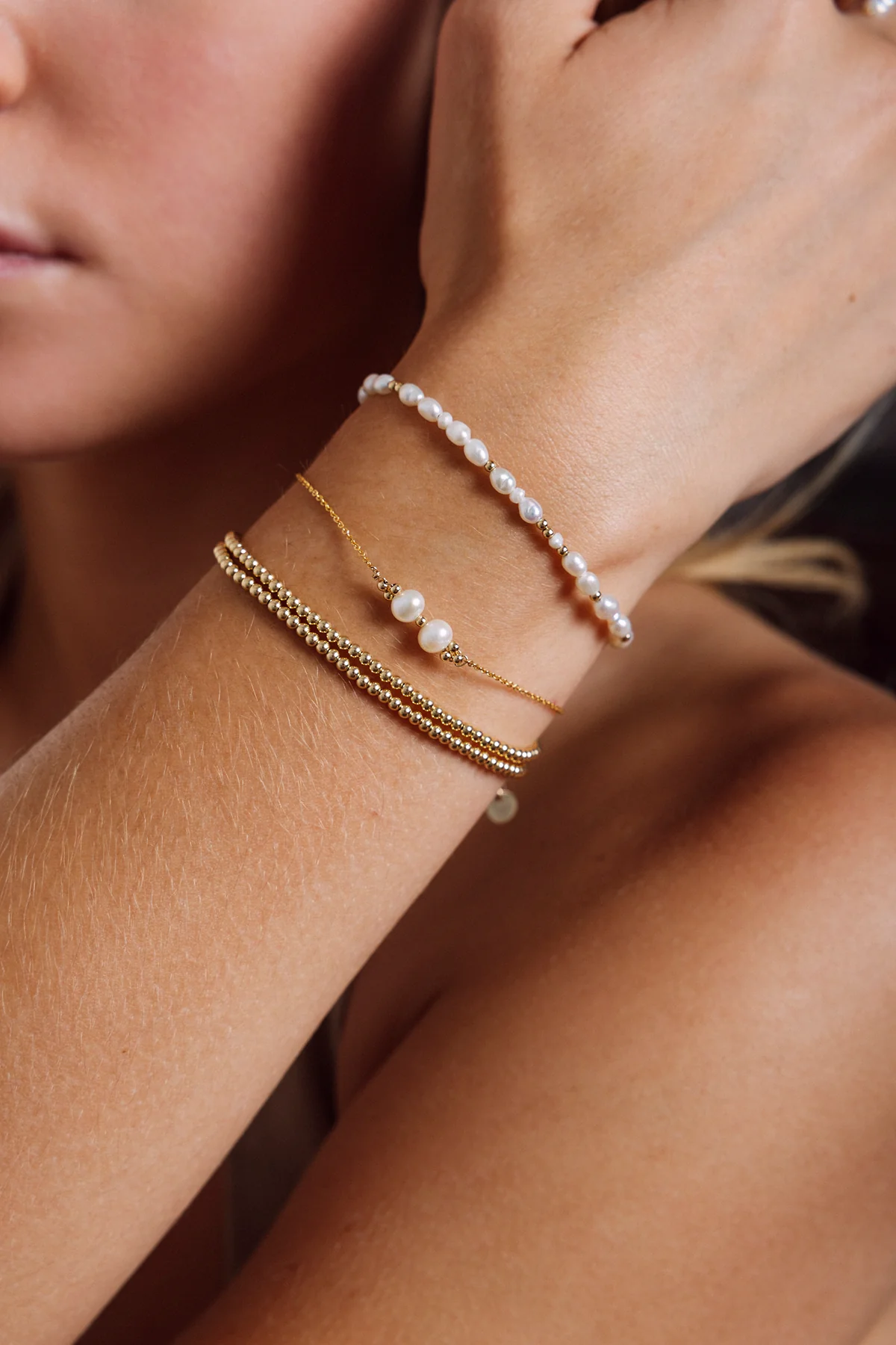 Bracelet Grain de riz - Perles de culture - Image 3