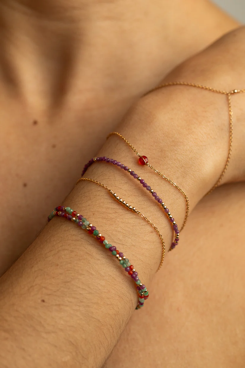 Bracelet Queen - Rubis - Image 3
