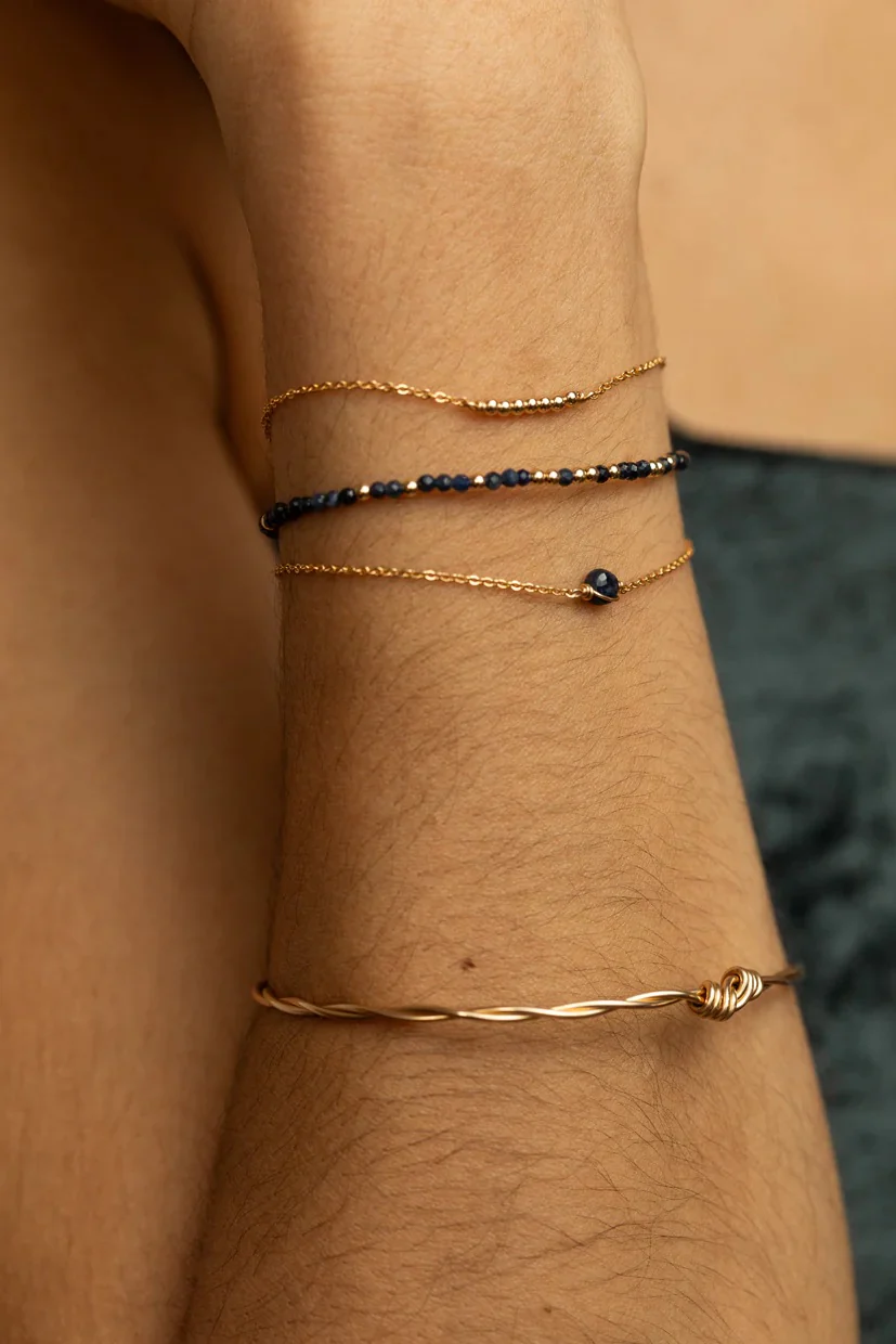 Bracelet Queen - Saphir - Image 2