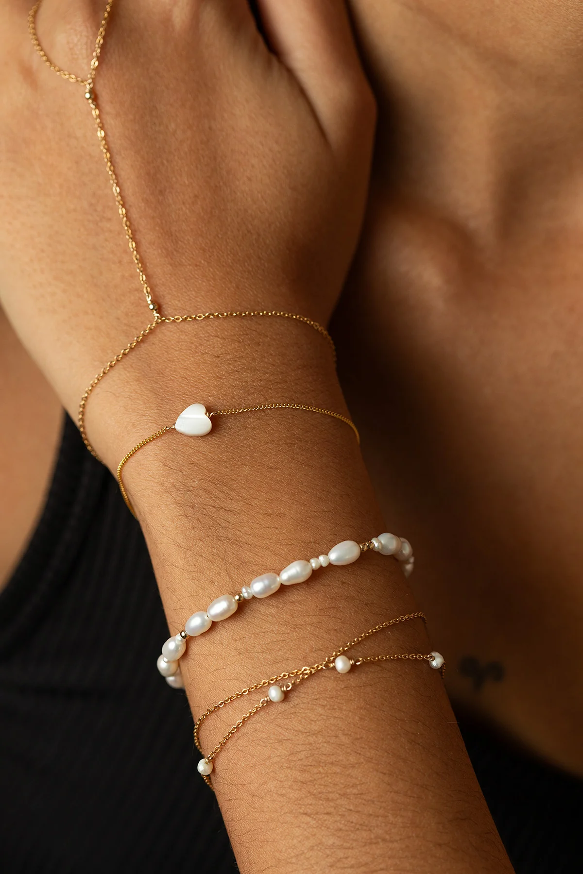 Collier-Bracelet Satellite - Perles de culture - Image 5