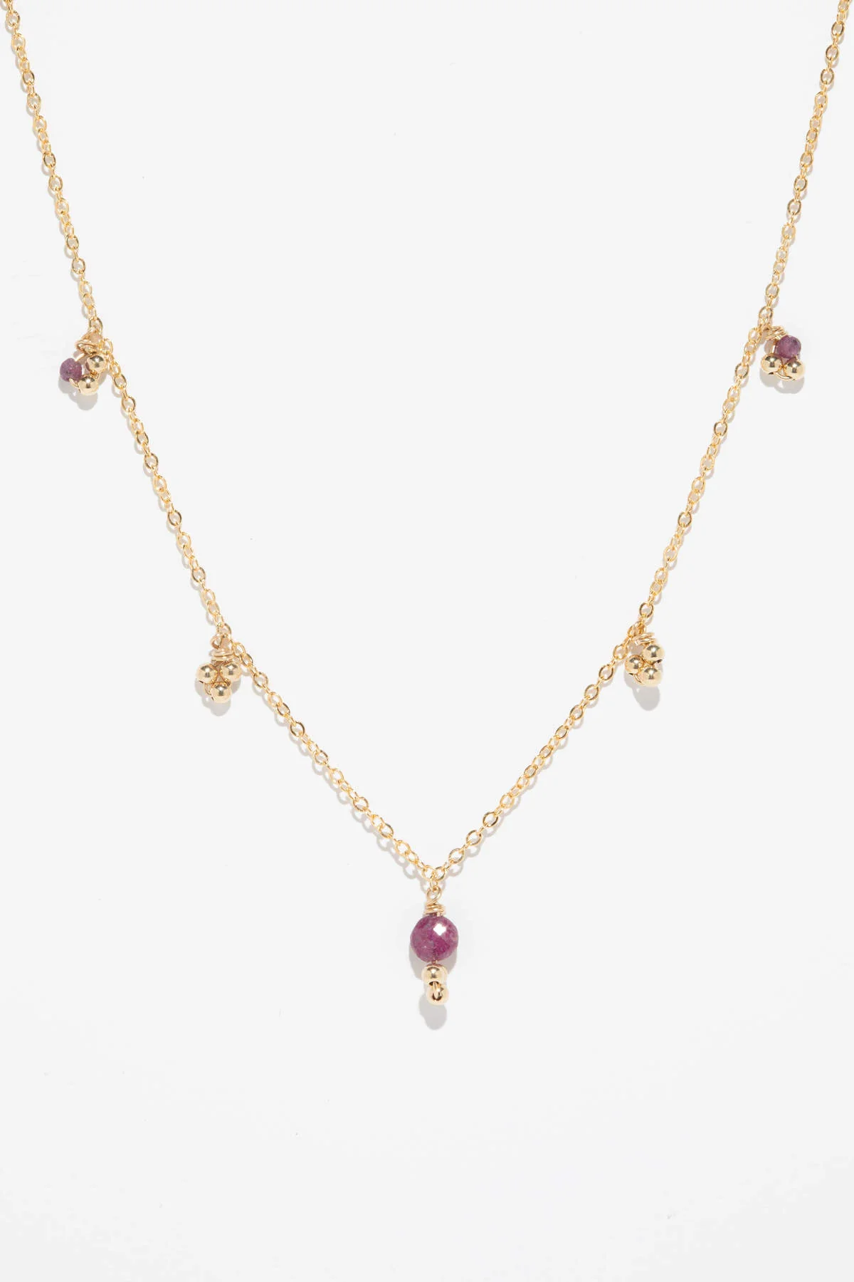 Collier Gaia - Rubis