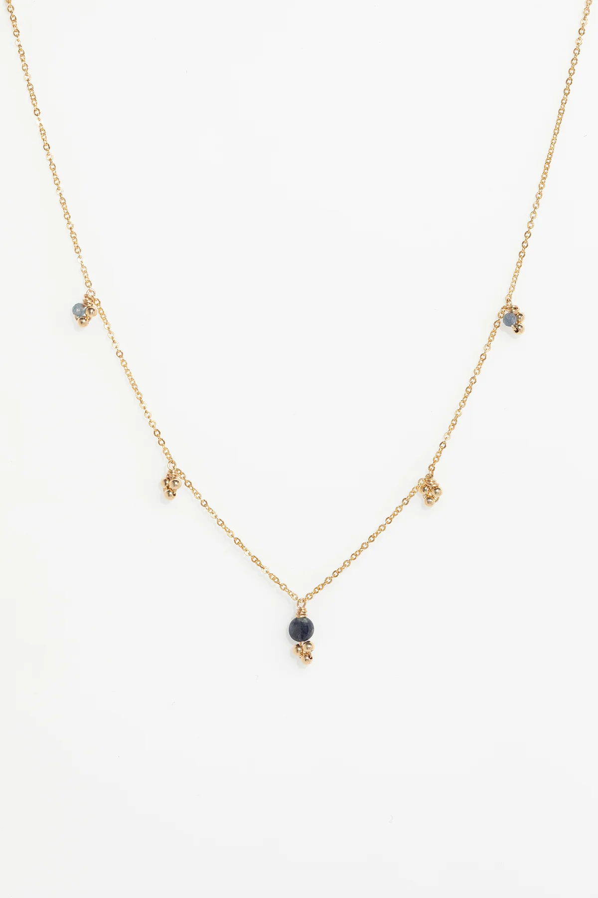 Collier Gaïa - Saphir