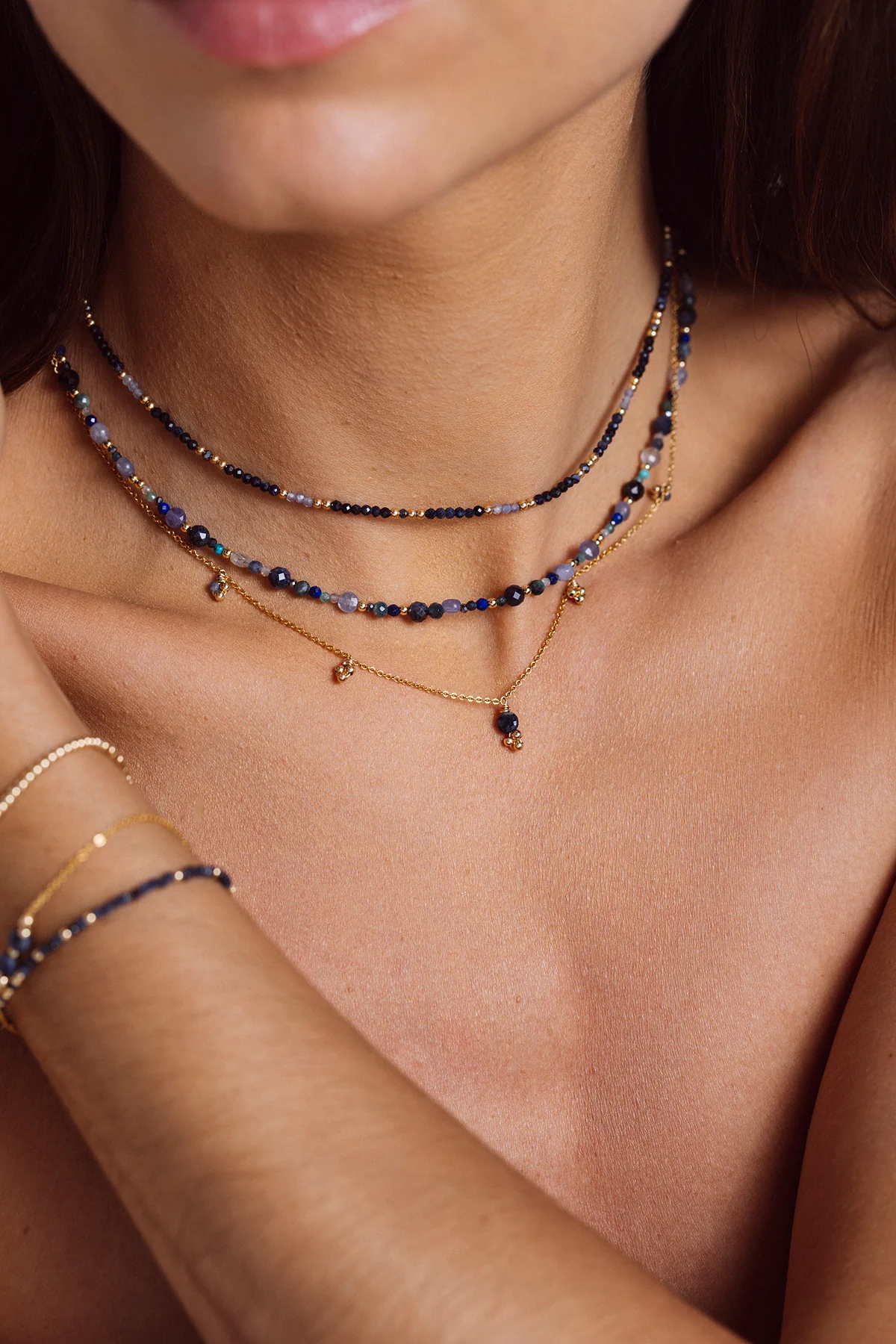Collier Gaïa - Saphir - Image 3