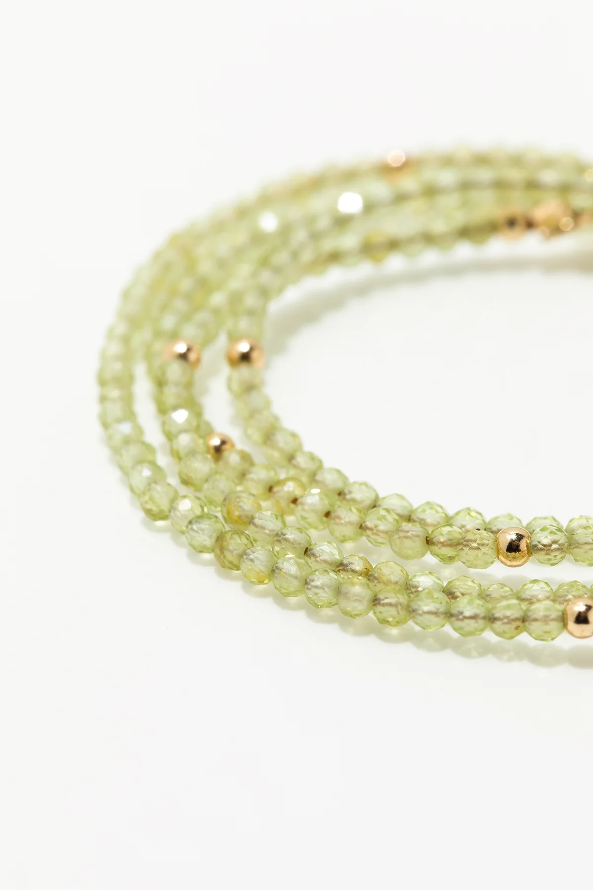 Collier Queen 40cm - Péridot - Image 3