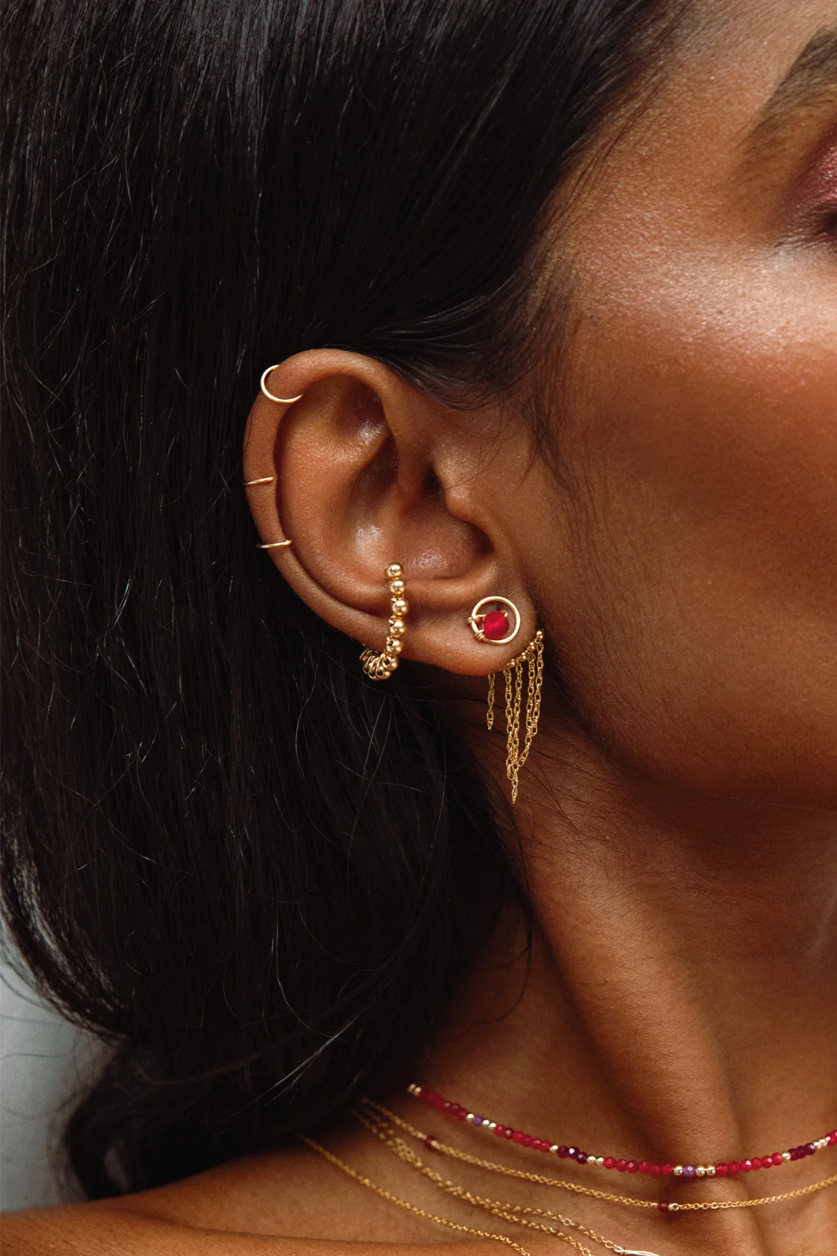 Faux piercing Perlé - Image 8
