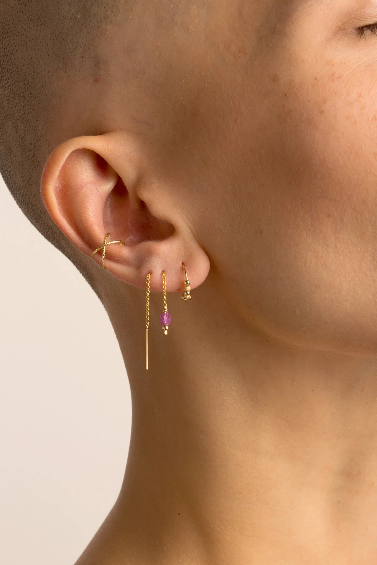 Faux piercing Éclat croisé - Image 3