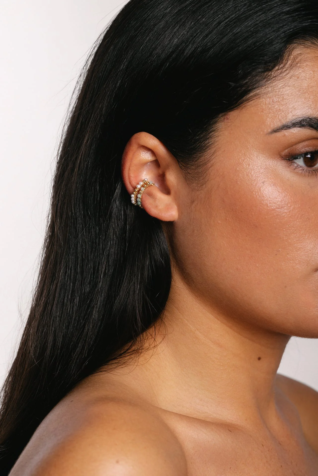 Faux piercing Frida - Emeraude - Image 3