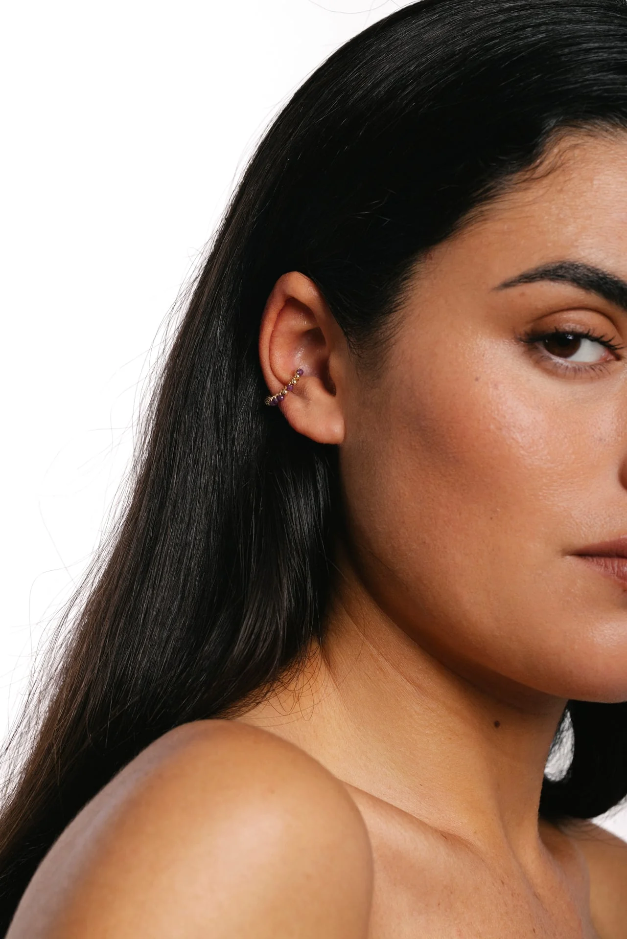 Faux piercing Frida - Rubis - Image 2