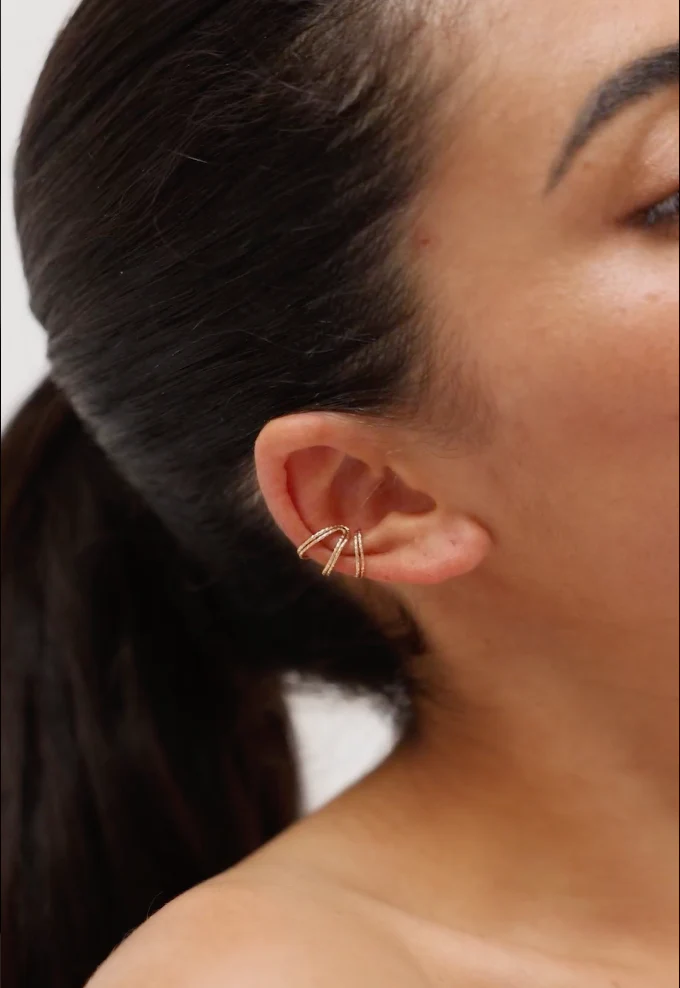 Faux piercing triple conch - Eclat