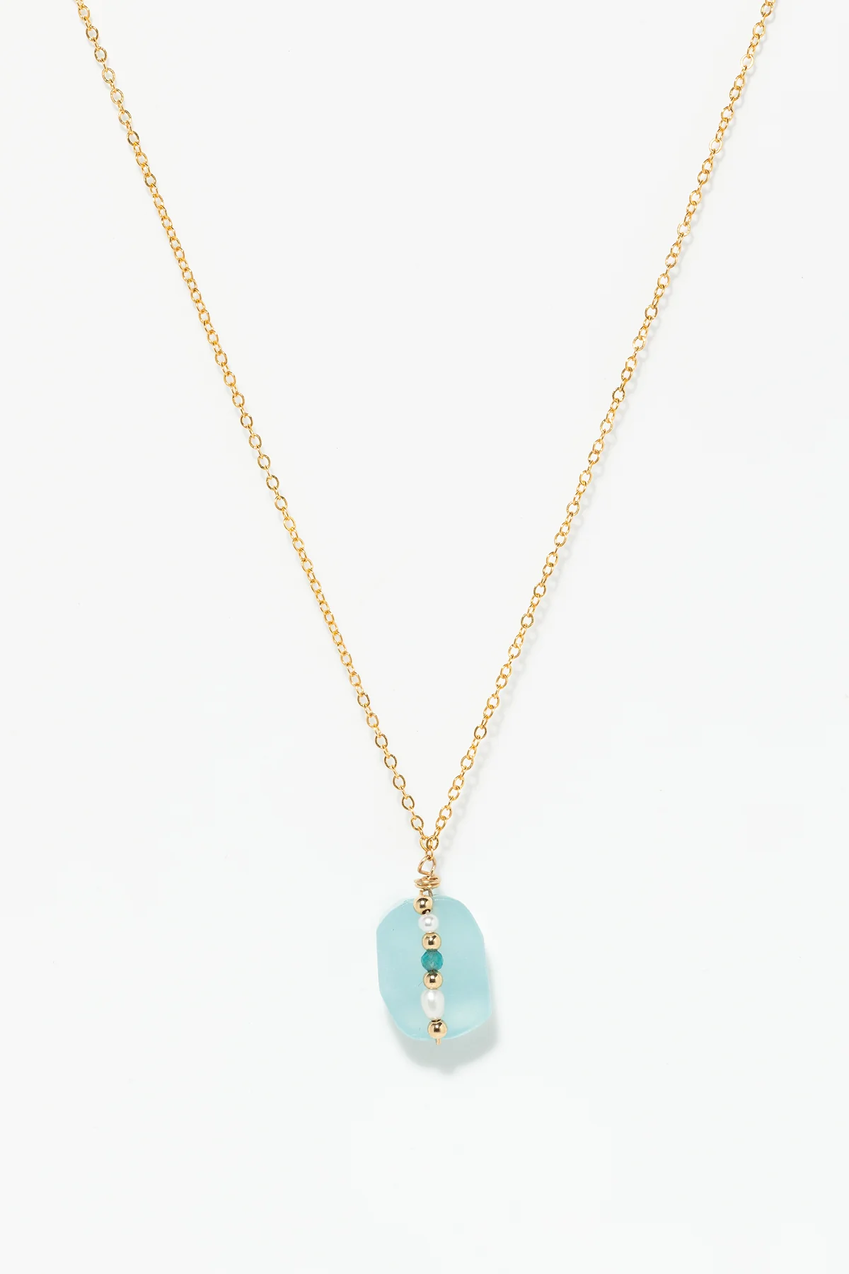 Collier Cauri - Aigue Marine - Image 2