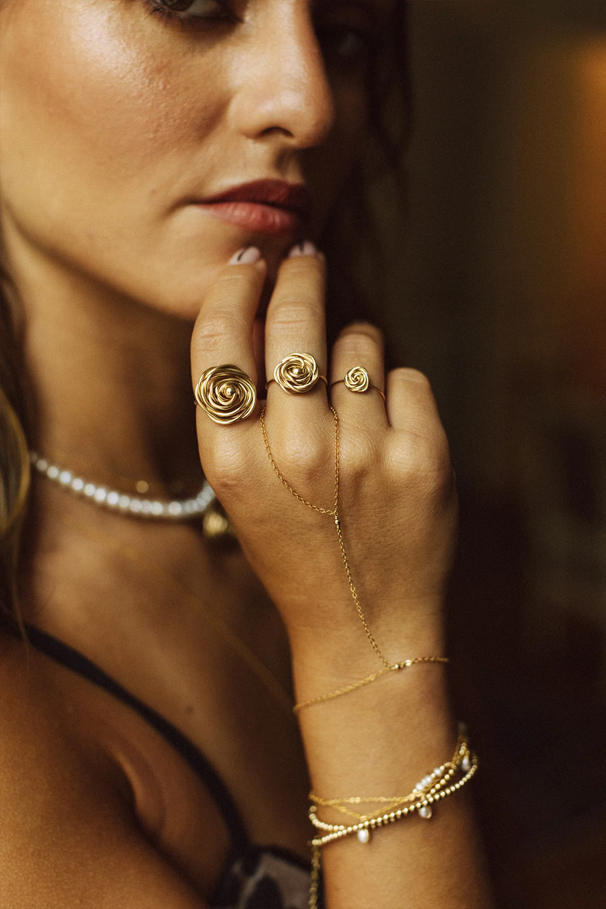 Maxi Bague Rosa - Or - Image 9