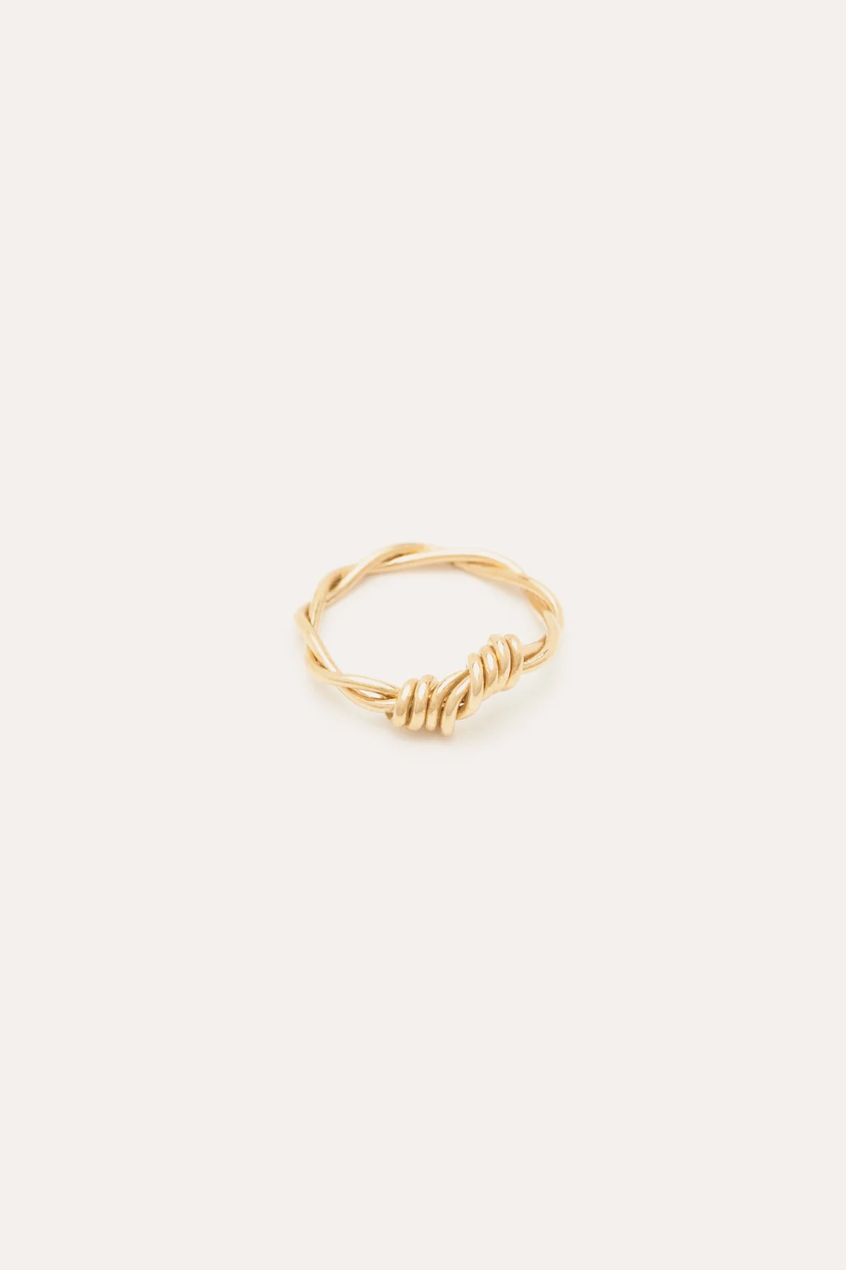 Pendentif anneau Torsade - Or 750‰
