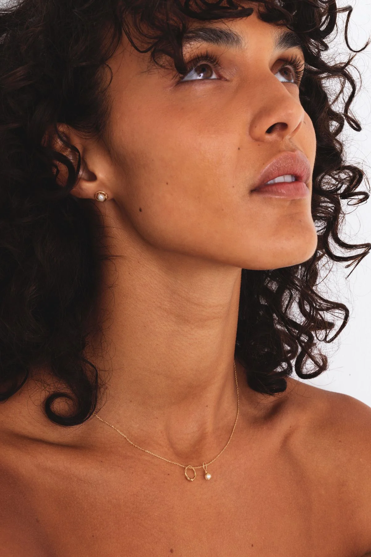 Pendentif anneau Torsade - Or 750‰ - Image 2