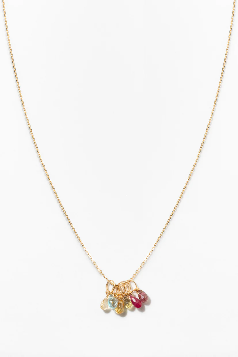 Pendentif Mia - Or 750‰ - Saphir bleu clair - Image 3