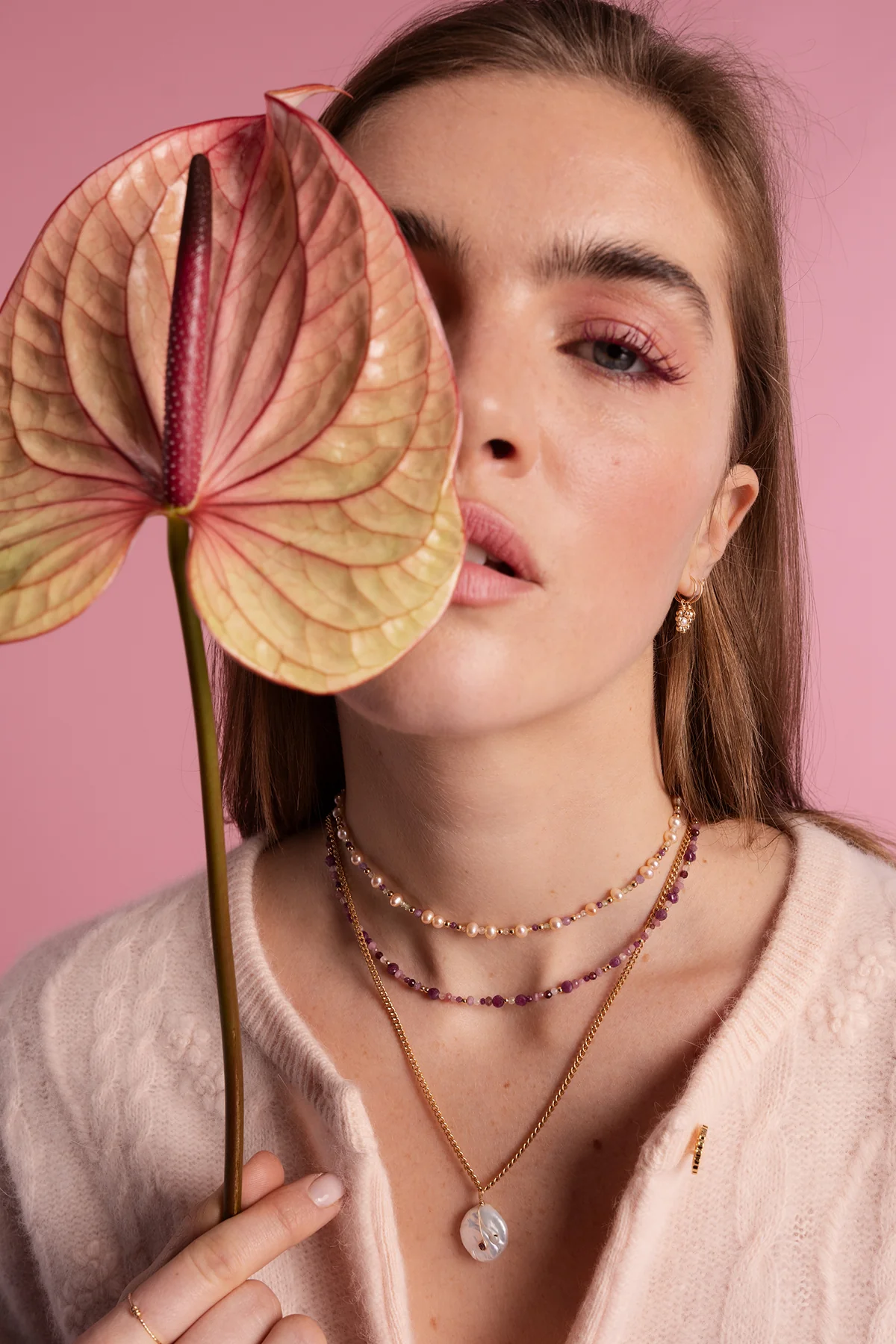 Pendentif Mirée - Rubis - Image 3