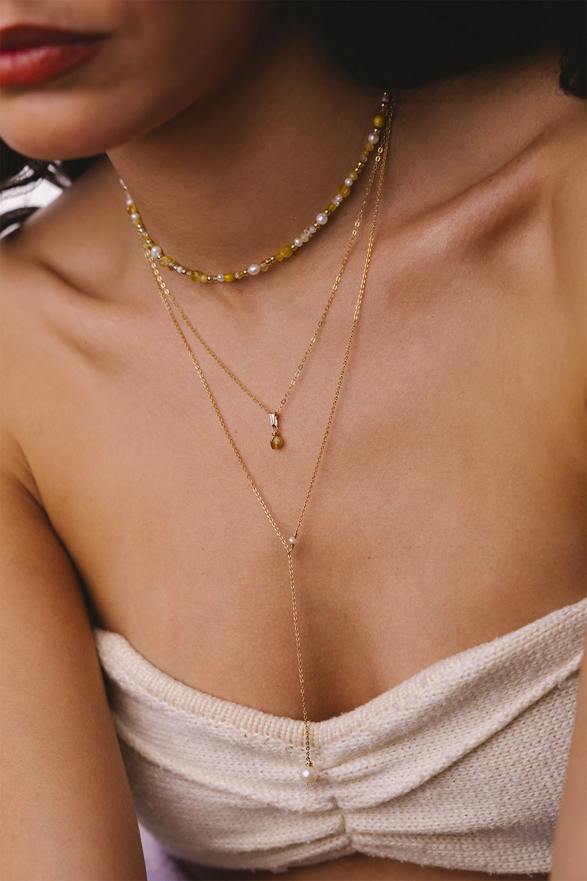 Pendentif Stella - Oeil de tigre - Image 3